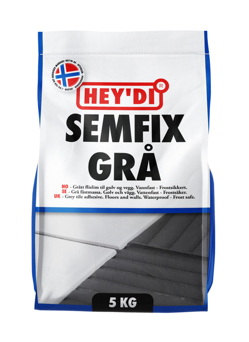 Hey'di Semfix Flislim 5 kg grå